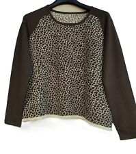 Maglia leggera, in lana/viscosa/poliestere/acrilico, donna, marrone,Tg. L, usata