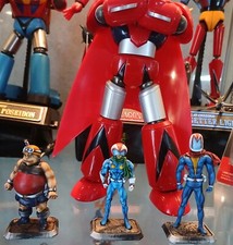 Ryo Hayato Musashi Getter robot modellini piloti in metallo