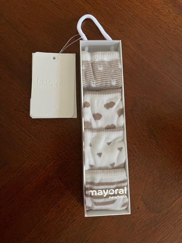 Mayoral newborn 4pc sox - mayoral,