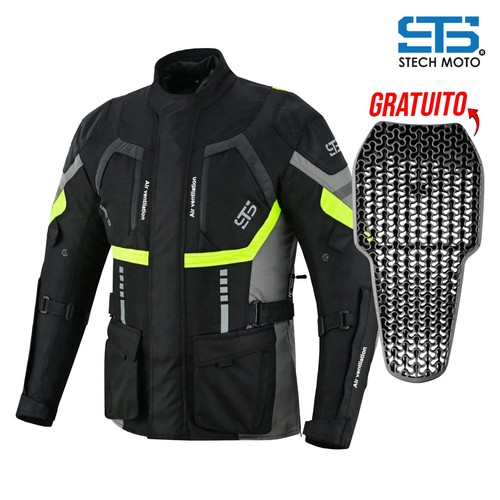 Giubbotto moto tessuto - giubbotto, in