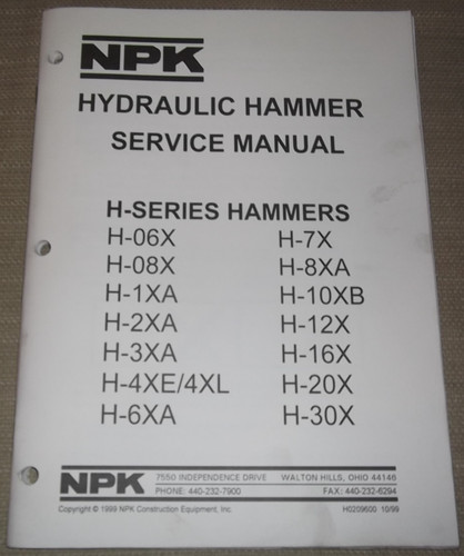 Npk h06x h08x h1xa - h06x, h2xa