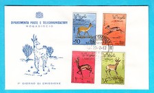 SOMALIA PRIMO GIORNO ANNO 1967 FDC MOGADISHU MOGADISCIO GAZZELLE GAZZELLA