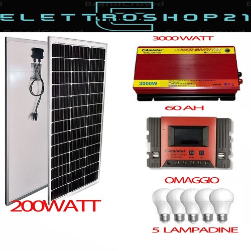 Kit fotovoltaico 3kw giorno - kit,