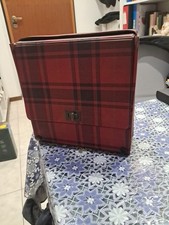 Porta dischi 45 giri rosso