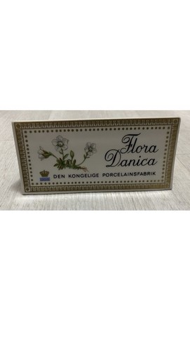 Flora danica vintage targa - vintage,