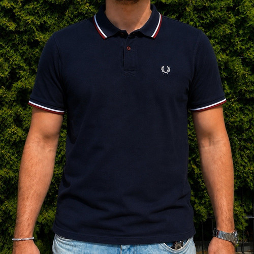 Polo uomo fred perry blu - fred,