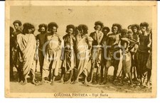 1940 AOI MASSAUA (Eritrea) Tipi BARIA COSTUMI COLONIE *Cartolina FP VG