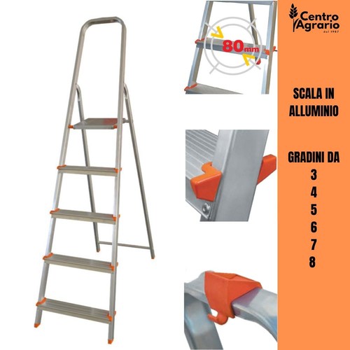 Scala alluminio stella con - in,