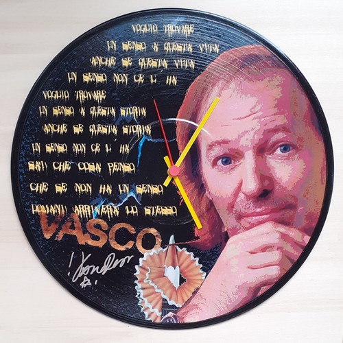 Orologio vinile giri - su,