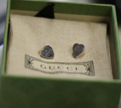 Orecchini perno gucci in - a,
