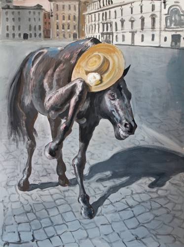 Cavallo con cappello di - cavallo,