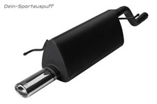 Ulter Scarico Sportivo Opel CORSA D 06- 95x65mm Ovale Arrotolato Dritto