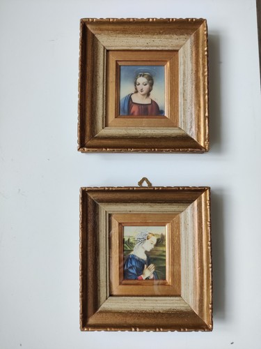 Due quadri con madonna - con,