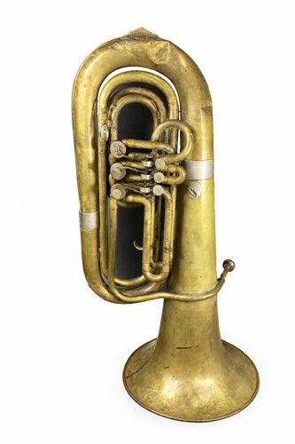 Tuba antica ottone fine - ottone, 800
