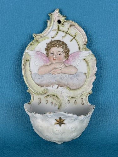 Antica acquasantiera figura - antica,