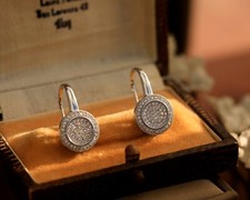 Orecchini Dormeuse Argento Art