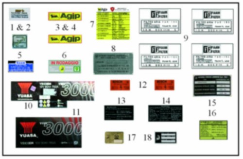 Nuovo set decalcomanie per - nuovo,