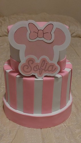 Torta scenografica minnie - torta,
