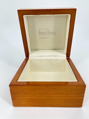 Scatola orologio legno bruno - legno,