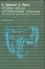 STORIA DELLA LETTERATURA ITALIANA - Salinari e Ricci, Volume 3° Parte 2^