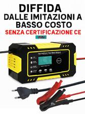 Caricabatteria Auto 12V 6A Automatico Carica Ripara Batterie Auto Moto Barca 