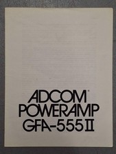 ADCOM GFA-555 II Amplificatore