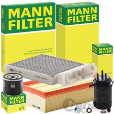 Mann Filter Kit Diagnosi Auto Adatto A per Nissan Note E11 NE11/1.5 DCI 90 Cv