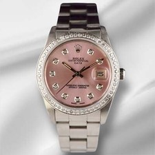 Rolex Data 34mm Donna 1.5ct