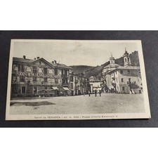 Cartolina Venasca - Piazza Vittorio Emanuele II