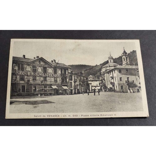 Cartolina venasca piazza - cartolina,