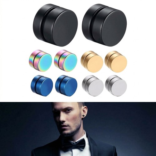 Orecchini magnetici clip - , donna