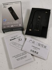 Creative Sound Blaster X1 USB DAC e amplificatore per cuffie Hi-Res Super X-Fi in scatola