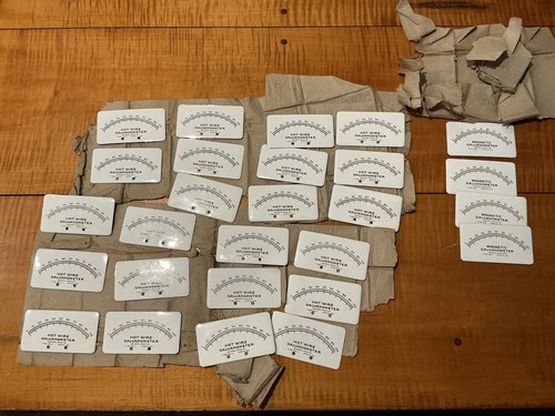 Porcelain meter face plates - porcelain,