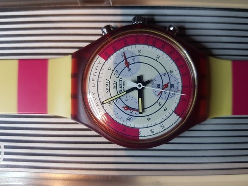 Orologio swatch navy berry - ,