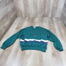 Denim Express Vintage 1950 Winter Competition Field Sports Pullover Green Large