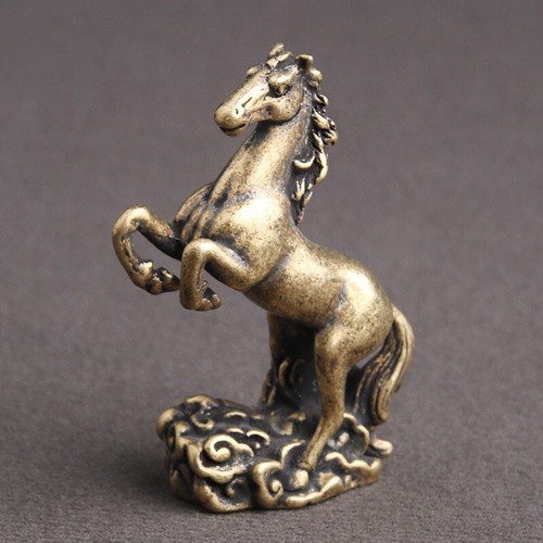 Statua cavallo ottone puro