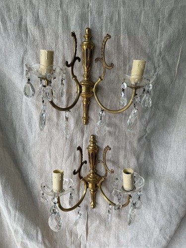 Coppia antiche lampade da - coppia,