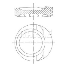 Pistone mahle per - per, seat