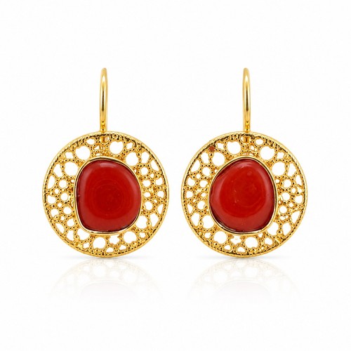Orecchini argento 925 dorato