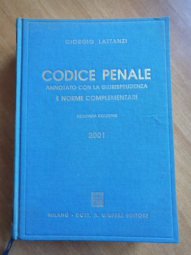 Codice penale norme - penale, e