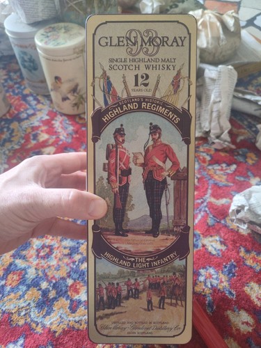 Scatola latta whisky - ,