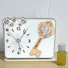 DLM-A958 Bomboniera profumatore linea quadrifoglio portafortuna 30 anniversario