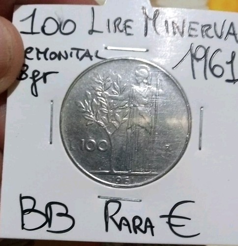 100 lire 1961 circolata - lire,