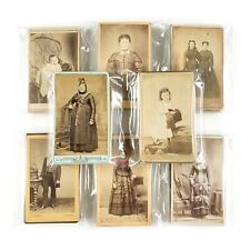 Foto antiche CDV lotto di 15+