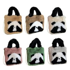 Borsa a mano in peluche a