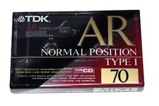 Cinta cassette TDK AR 70min