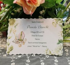 Invito Santa Cresima con stampa e busta gratis
