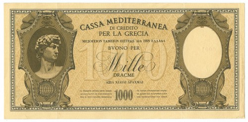 1000 dracme cassa mediterranea - 1000,