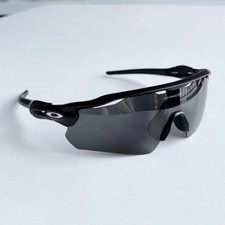 Rari occhiali da sole Oakley Radar EV Patn montatura nera lenti Prizm nere OO9208