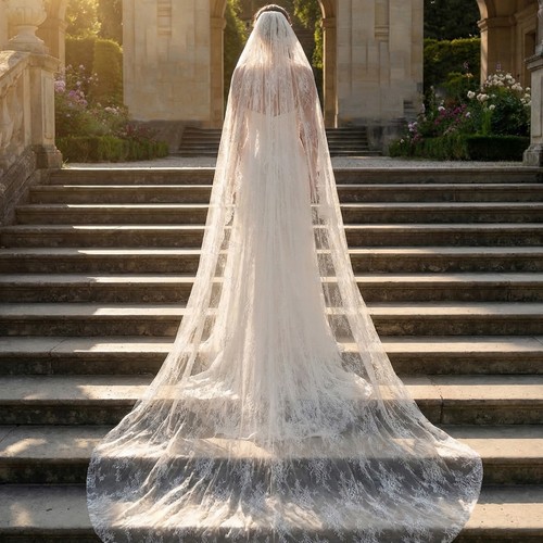Velo sposa morbido floreale - da,